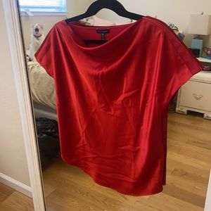 NWT Universal Standard - satin boatneck blouse